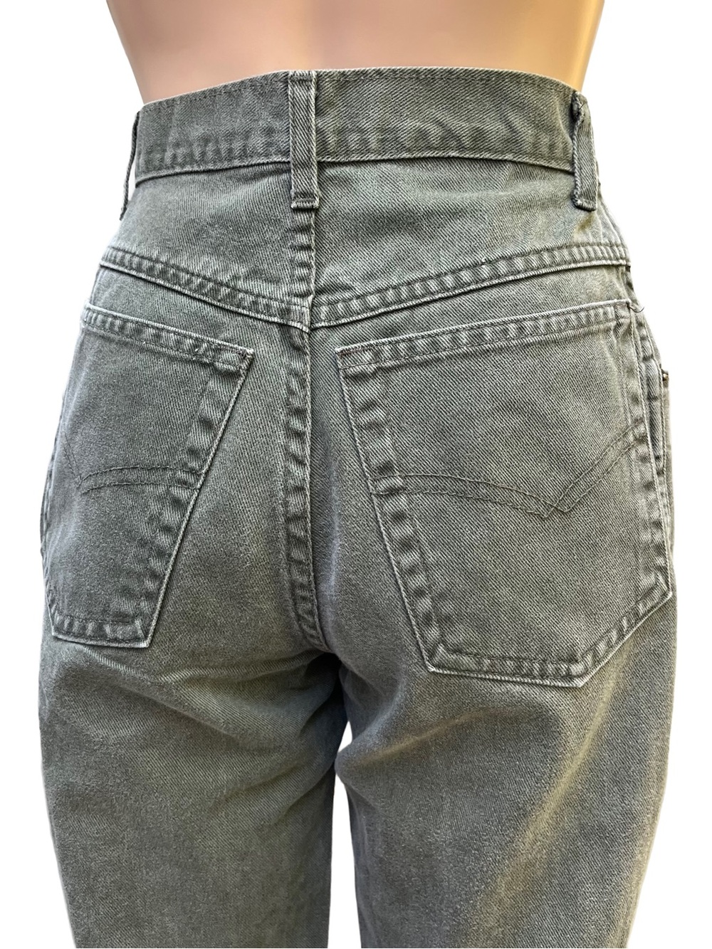 Vintage 90s Smart Set Olive Mom Jeans Made In Canada 26”W